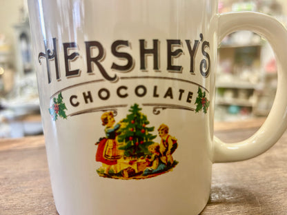 Cream Hershey's Christmas Mug, 4 3/4"