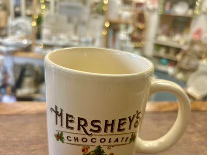 Cream Hershey's Christmas Mug, 4 3/4"