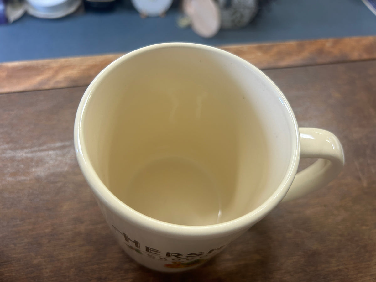 Cream Hershey's Christmas Mug, 4 3/4"