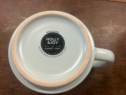 Multicolor Holly & Joy Nutcracker Christmas Mug, 3 1/2"