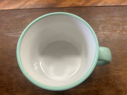 Green St Nicholas Square Dog Mom Mug, 3 1/4"