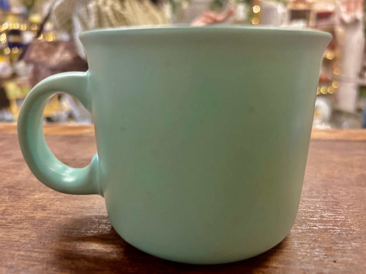 Green St Nicholas Square Dog Mom Mug, 3 1/4"