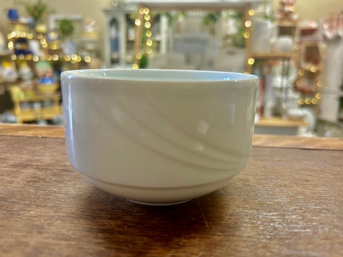 Schonwald White Bowl Germany, 3 3/4"