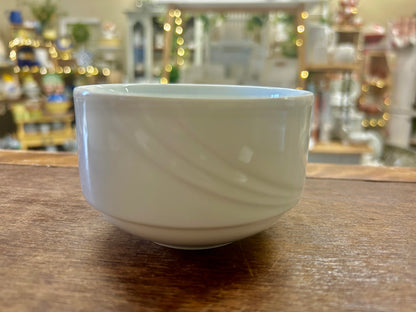 Schonwald White Bowl Germany, 3 3/4"