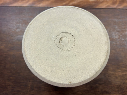 Cream Farmhouse Pottery NEW Crock Vase Jug, 4 1/2"