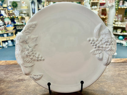 White Casafina Madiera Harvest Vanilla Platter, 10"