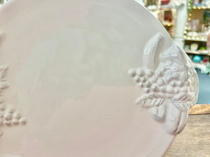 White Casafina Madiera Harvest Vanilla Platter, 10"