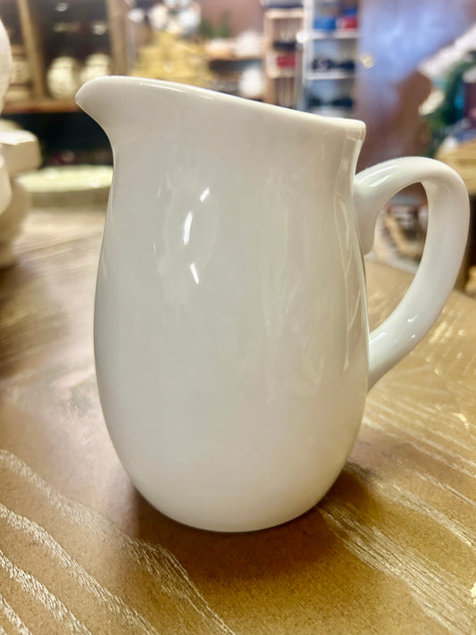 Every Day  White Creamer, 5 1/4"