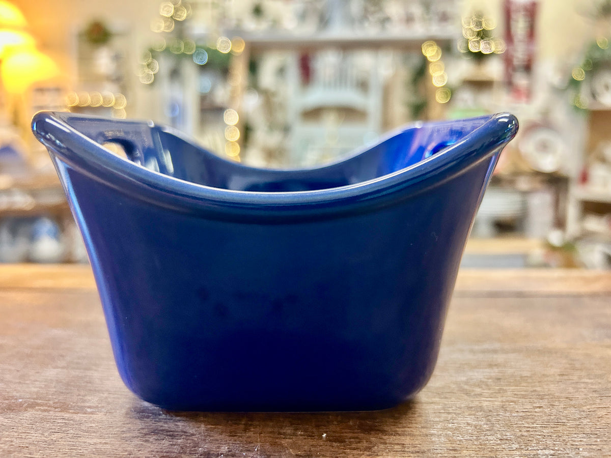 Rachael Ray Square Blue Bowl Handles, 10 ounces