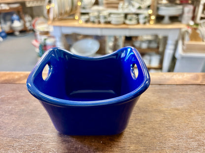 Rachael Ray Square Blue Bowl Handles, 10 ounces