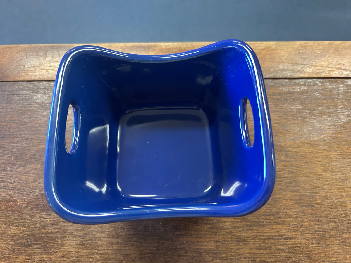Rachael Ray Square Blue Bowl Handles, 10 ounces