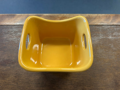 Rachael Ray Square Yellow Bowl w/ Handles, 10 ounces