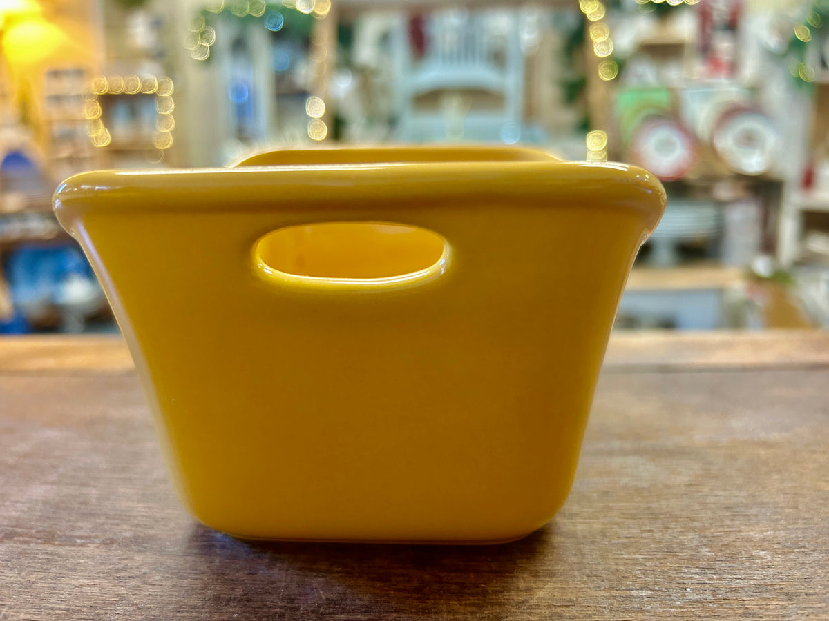 Rachael Ray Square Yellow Bowl w/ Handles, 10 ounces