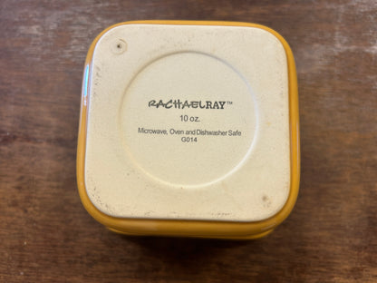 Rachael Ray Square Yellow Bowl w/ Handles, 10 ounces