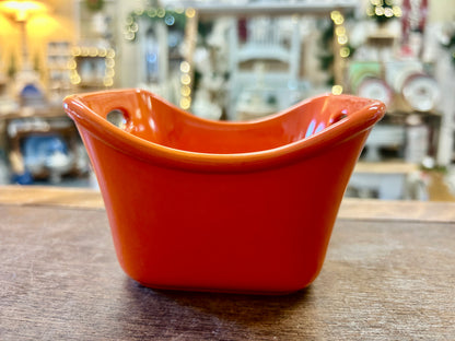 Rachael Ray Square Orange Bowl w/ Handles, 10 ounces