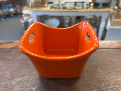 Rachael Ray Square Orange Bowl w/ Handles, 10 ounces
