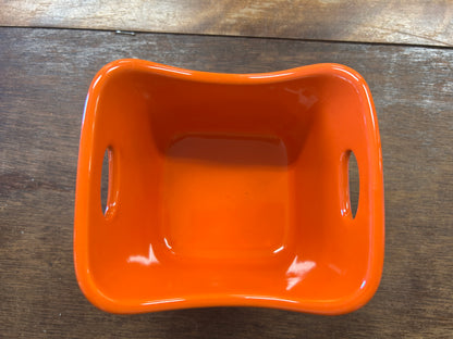 Rachael Ray Square Orange Bowl w/ Handles, 10 ounces