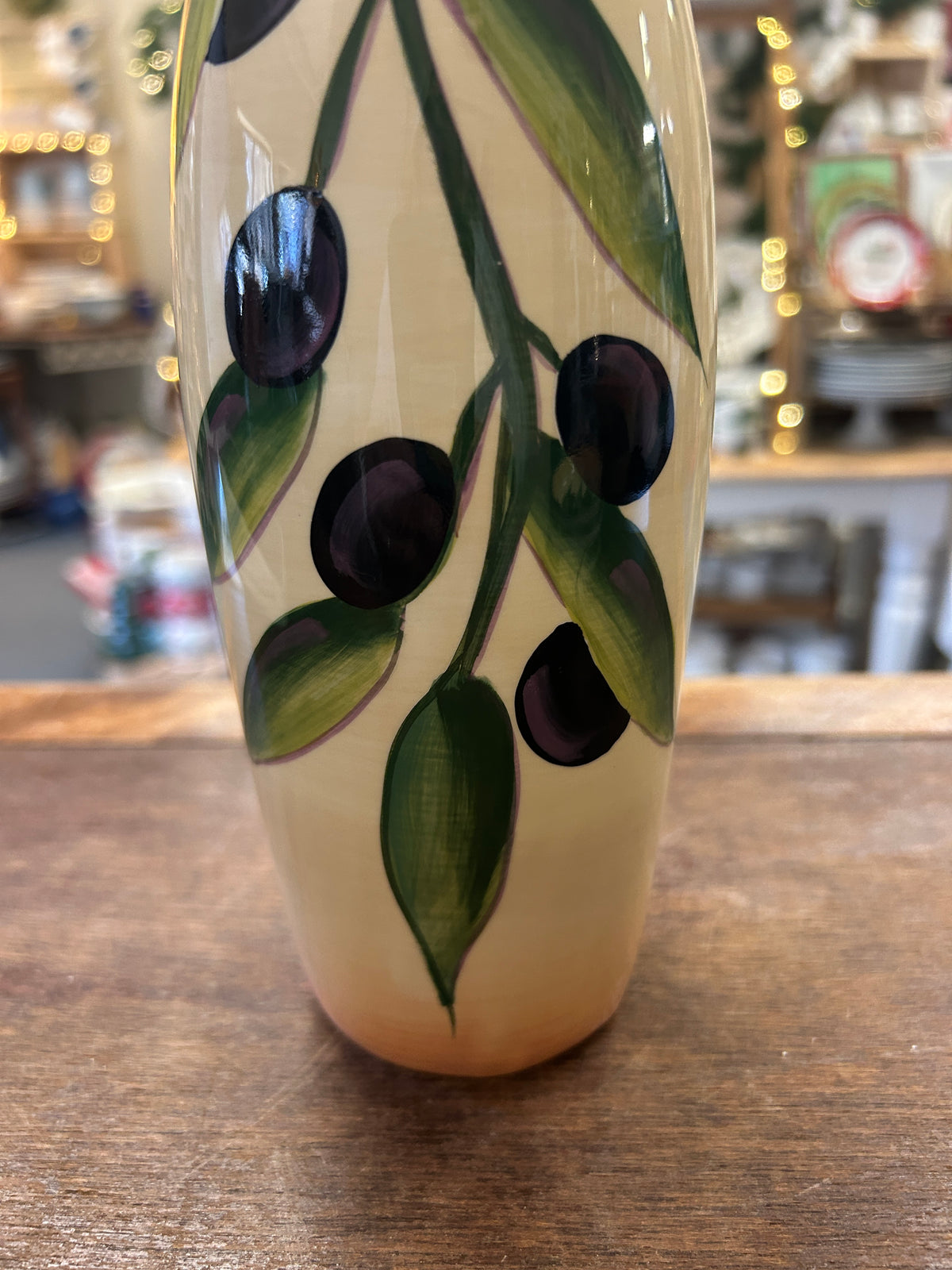 Multicolor Clay Art Olive Oil Cruet, 14"