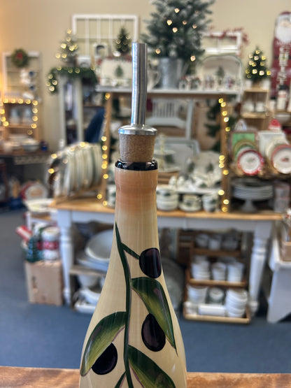 Multicolor Clay Art Olive Oil Cruet, 14"