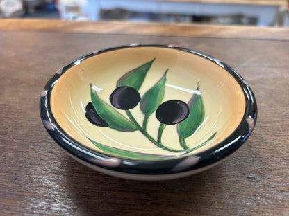 Multicolor Clay Art Olives Bowl, 4"