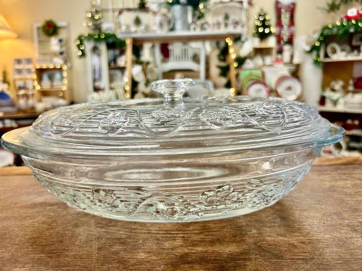 Clear Anchor Hocking Avalon Savannah Casserole, 13"