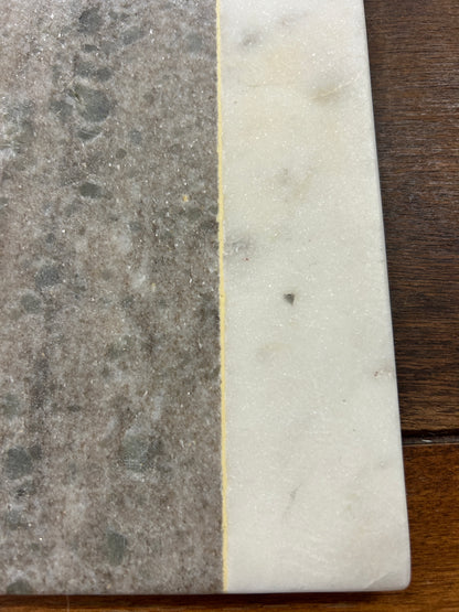 Gray  Marble 2 Tone Board, 12"
