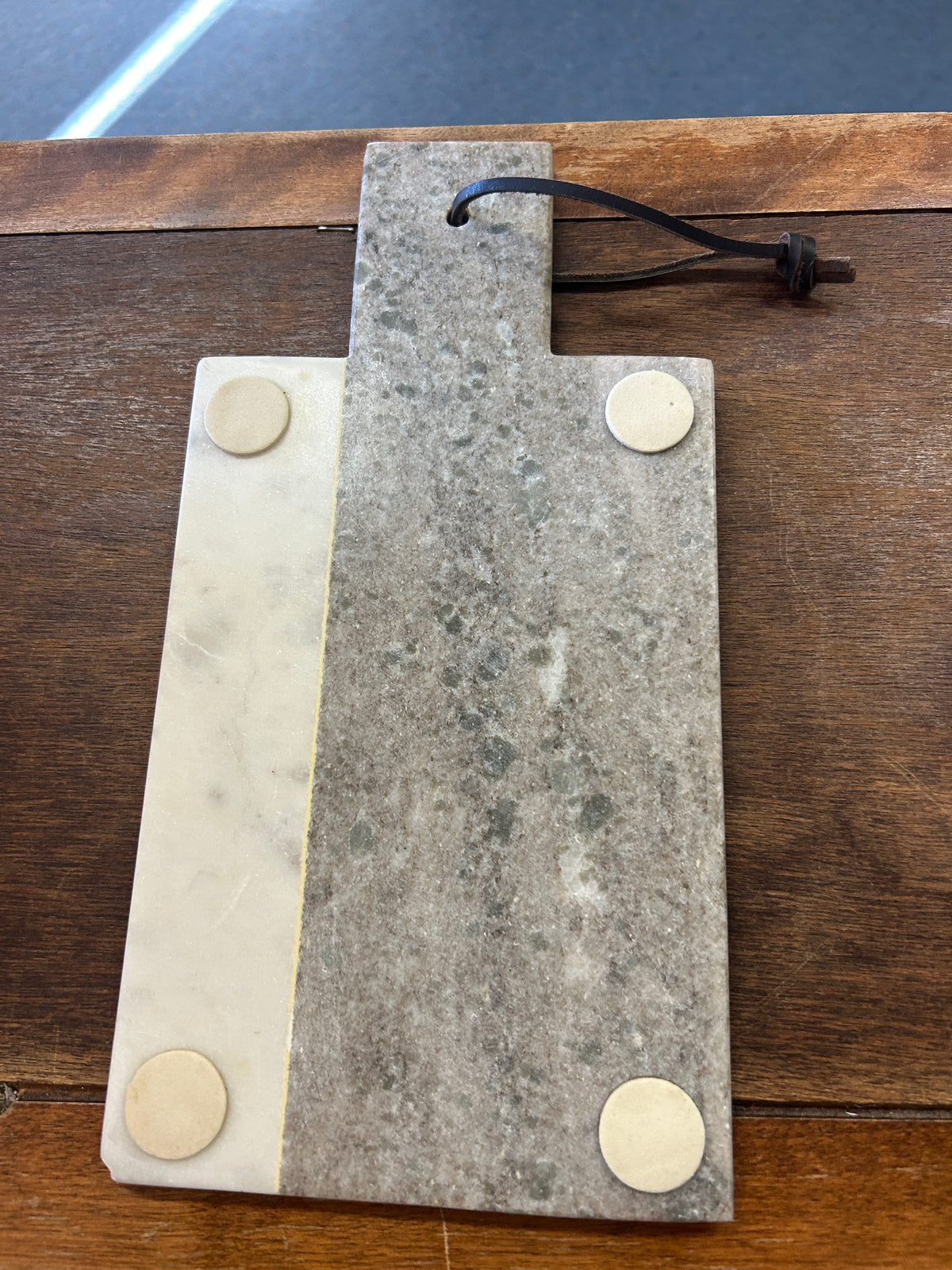 Gray  Marble 2 Tone Board, 12"