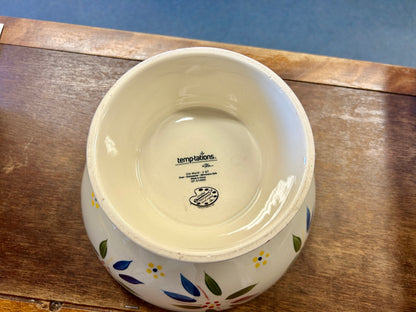 Multicolor Temptations Old World Pedestal Bowl, 8 3/4"