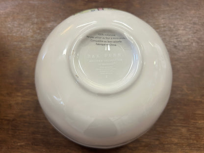 White Rae Dunn Christmas Melamine 3 Nesting, 10"