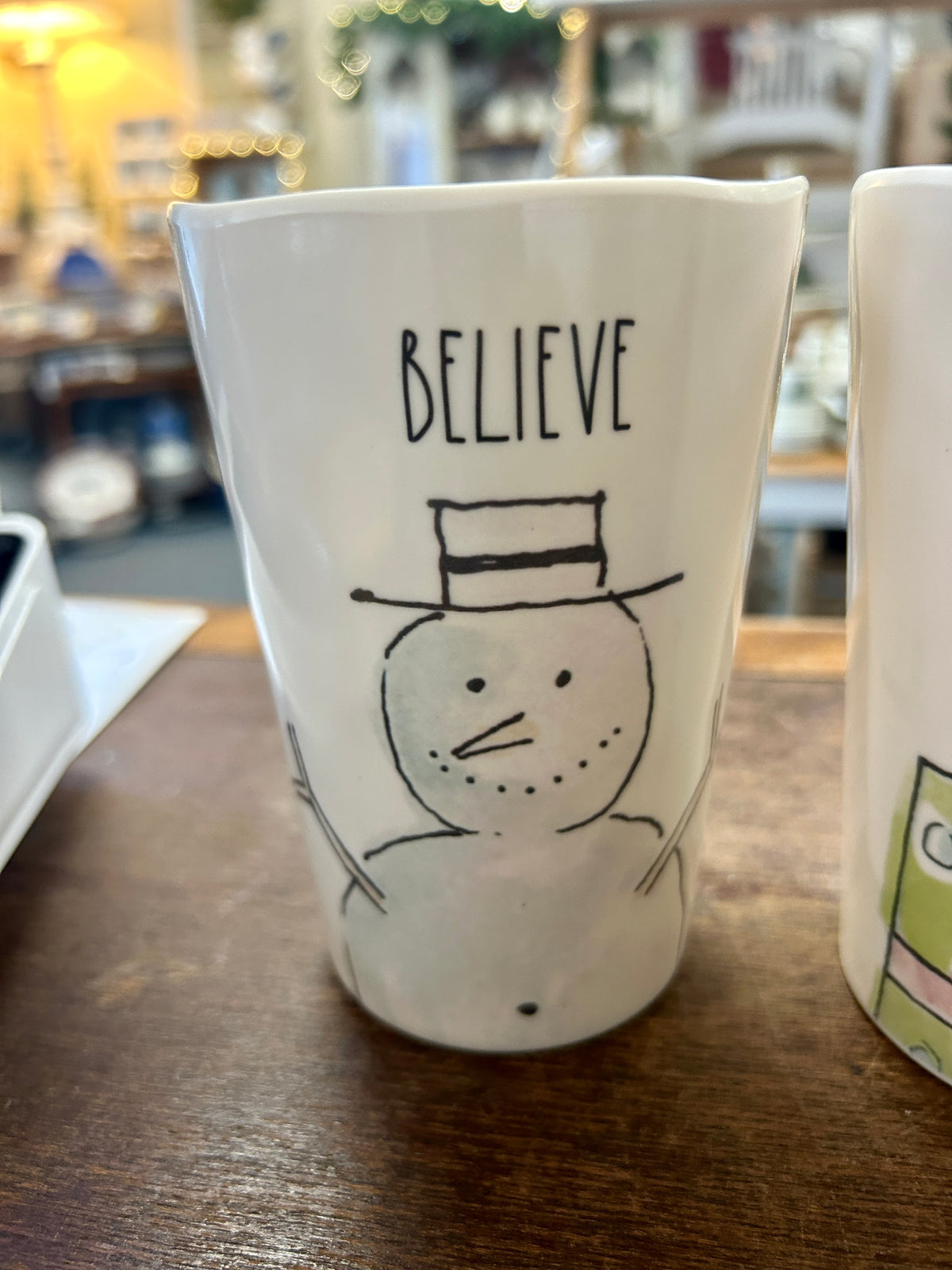 Multicolor Rae Dunn Melamine Christmas Cups 4, 5"