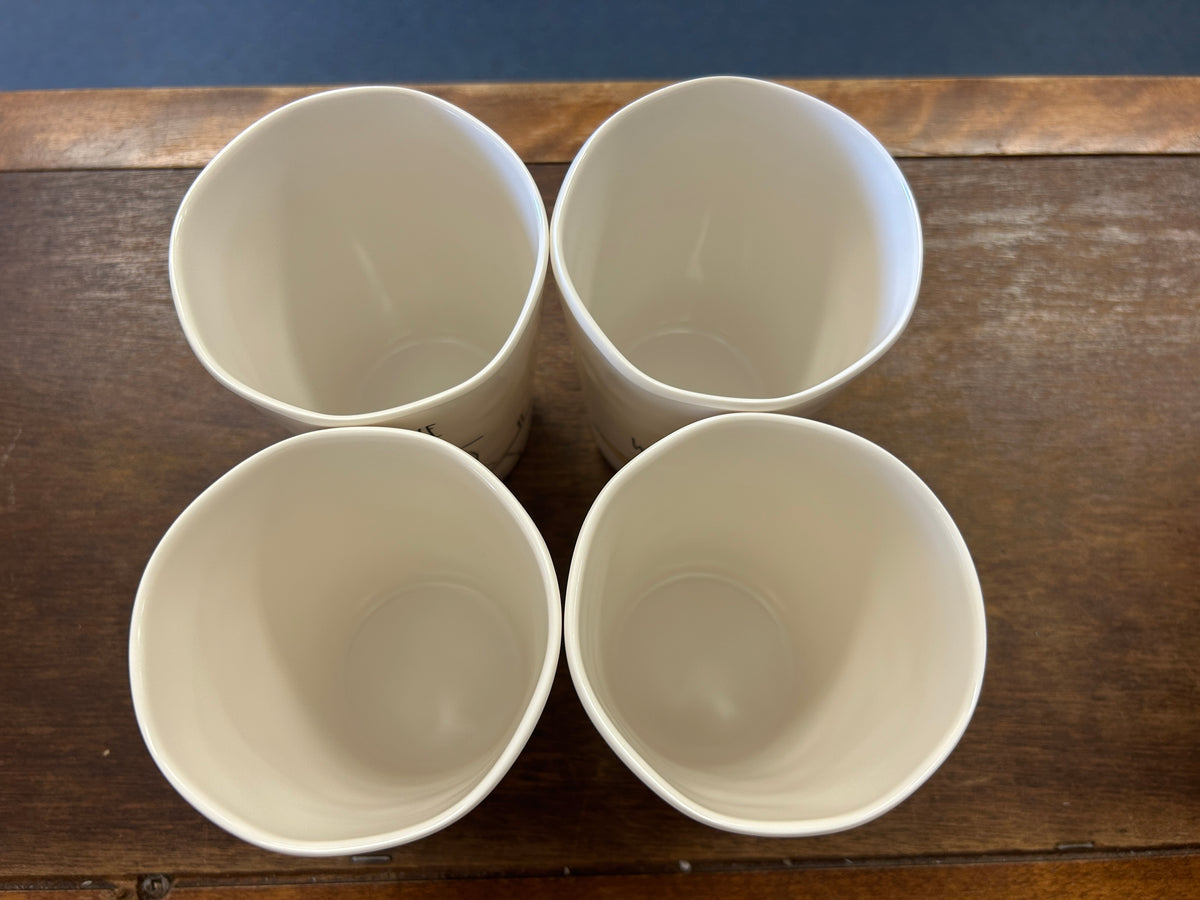 Multicolor Rae Dunn Melamine Christmas Cups 4, 5"