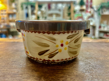 Brown Temptations Old World Bowl / Lid 6 oz., 6 ounces