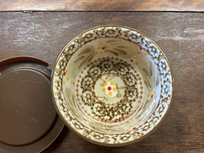 Brown Temptations Old World Bowl / Lid 6 oz., 6 ounces