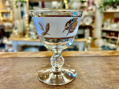 Gold Libbey Golden Foliage Glass, 4"