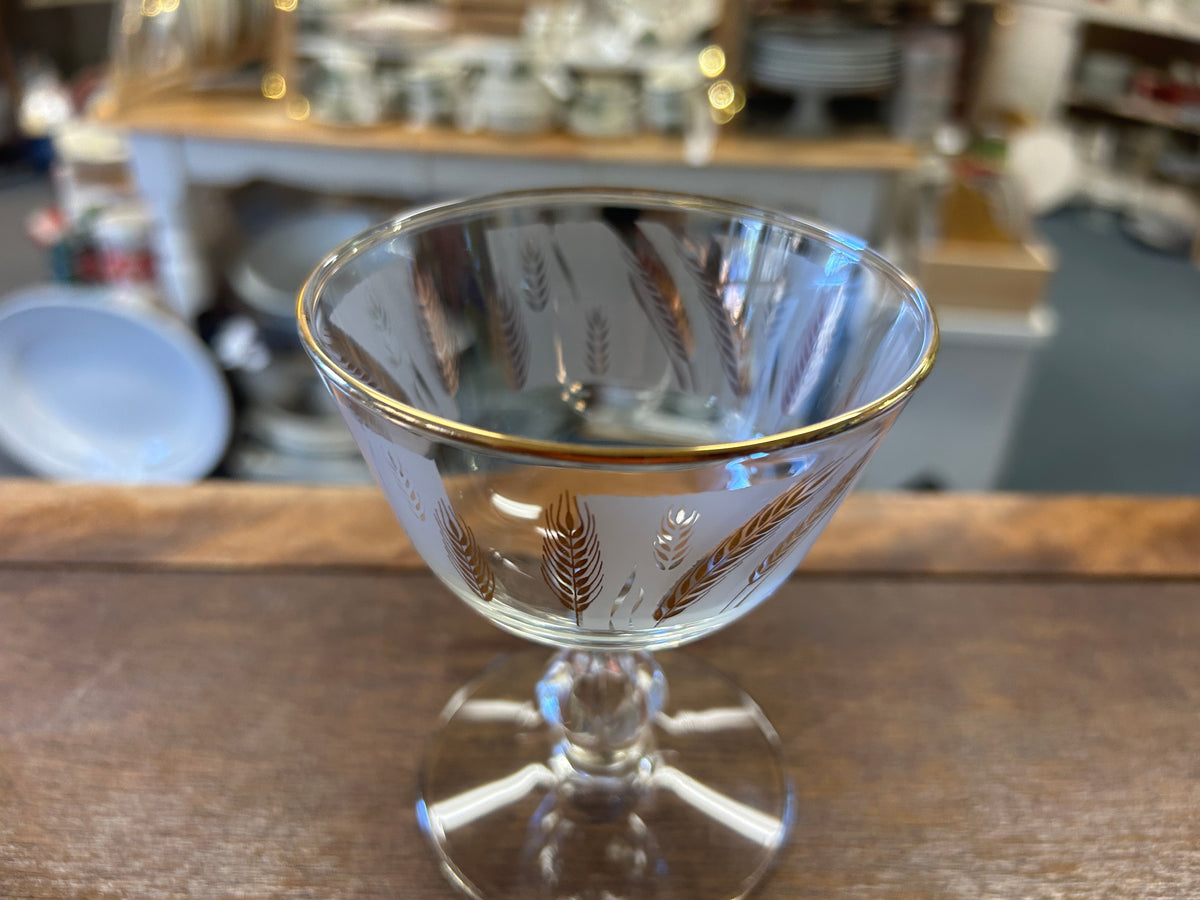 Gold Libbey Golden Wheat Glass, 4 1/4"