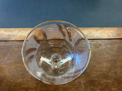 Gold Libbey Golden Wheat Glass, 4 1/4"