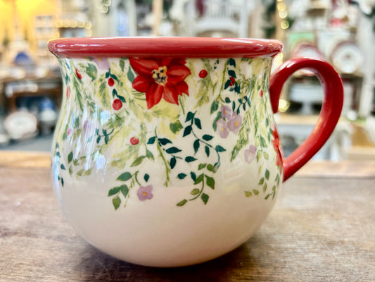 Multicolor Pioneer Woman Holiday Cheer Jumbo Belly Mug, 28 oz