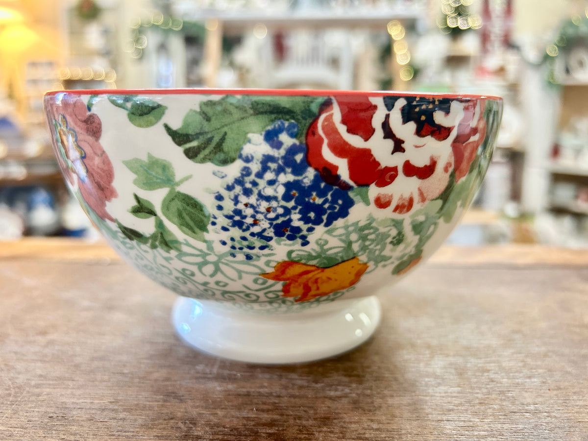 Multicolor Pioneer Woman Flower Footed Bowl, 6 1/4"
