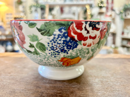 Multicolor Pioneer Woman Flower Footed Bowl, 6 1/4"