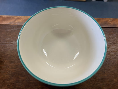 Multicolor Pioneer Woman Teal Flower Footed Bowl, 6 1/4"