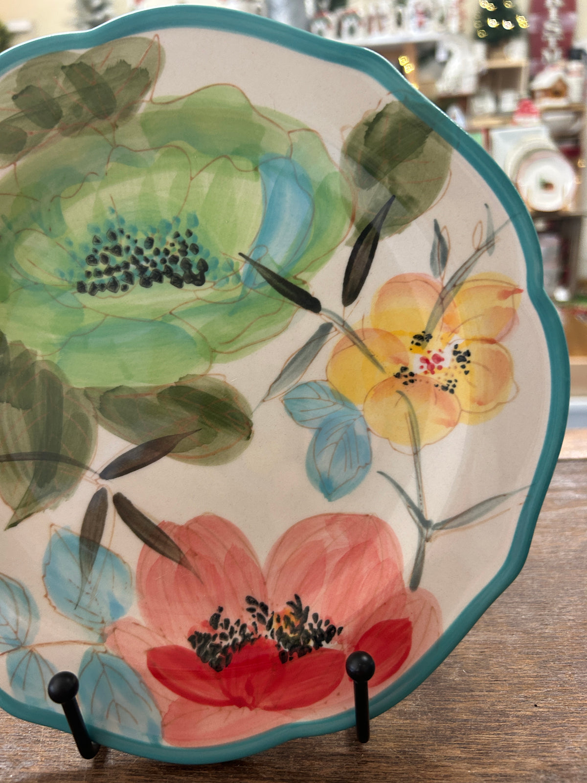 Multicolor Pioneer Woman Flower Salad Plate, 8 3/4"