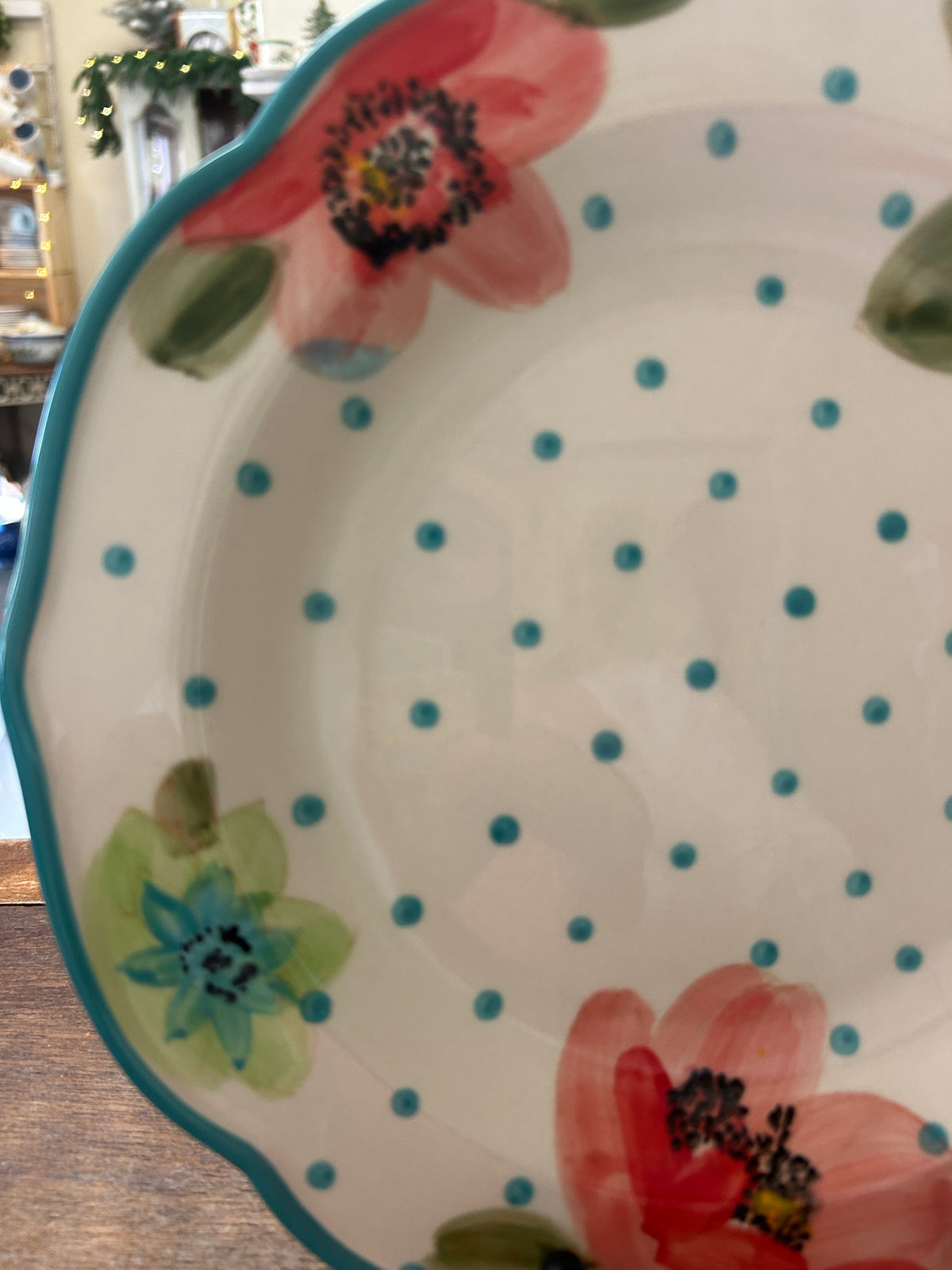 Multicolor Pioneer Woman Flower Dinner Plate, 10 1/2"