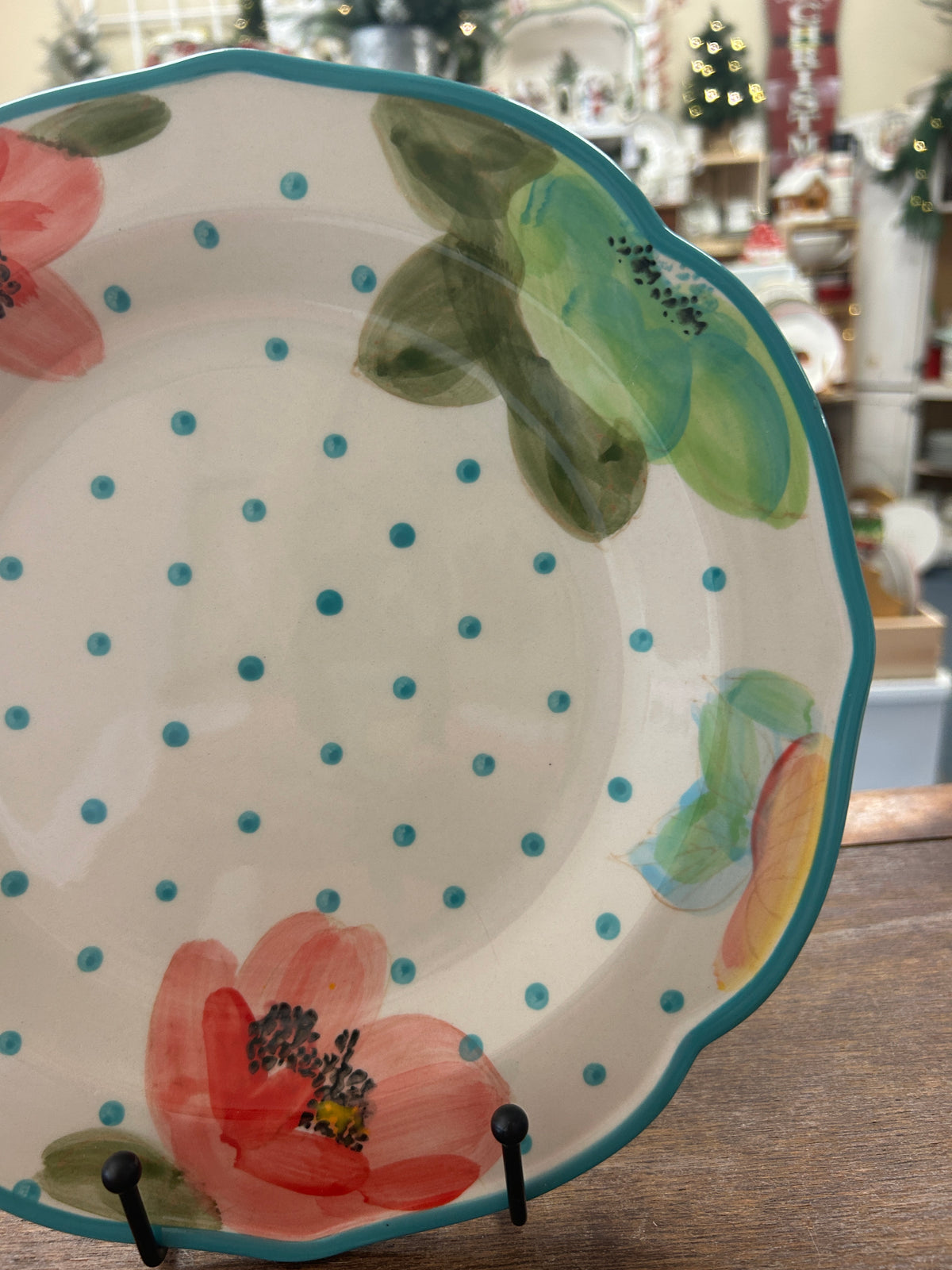 Multicolor Pioneer Woman Flower Dinner Plate, 10 1/2"