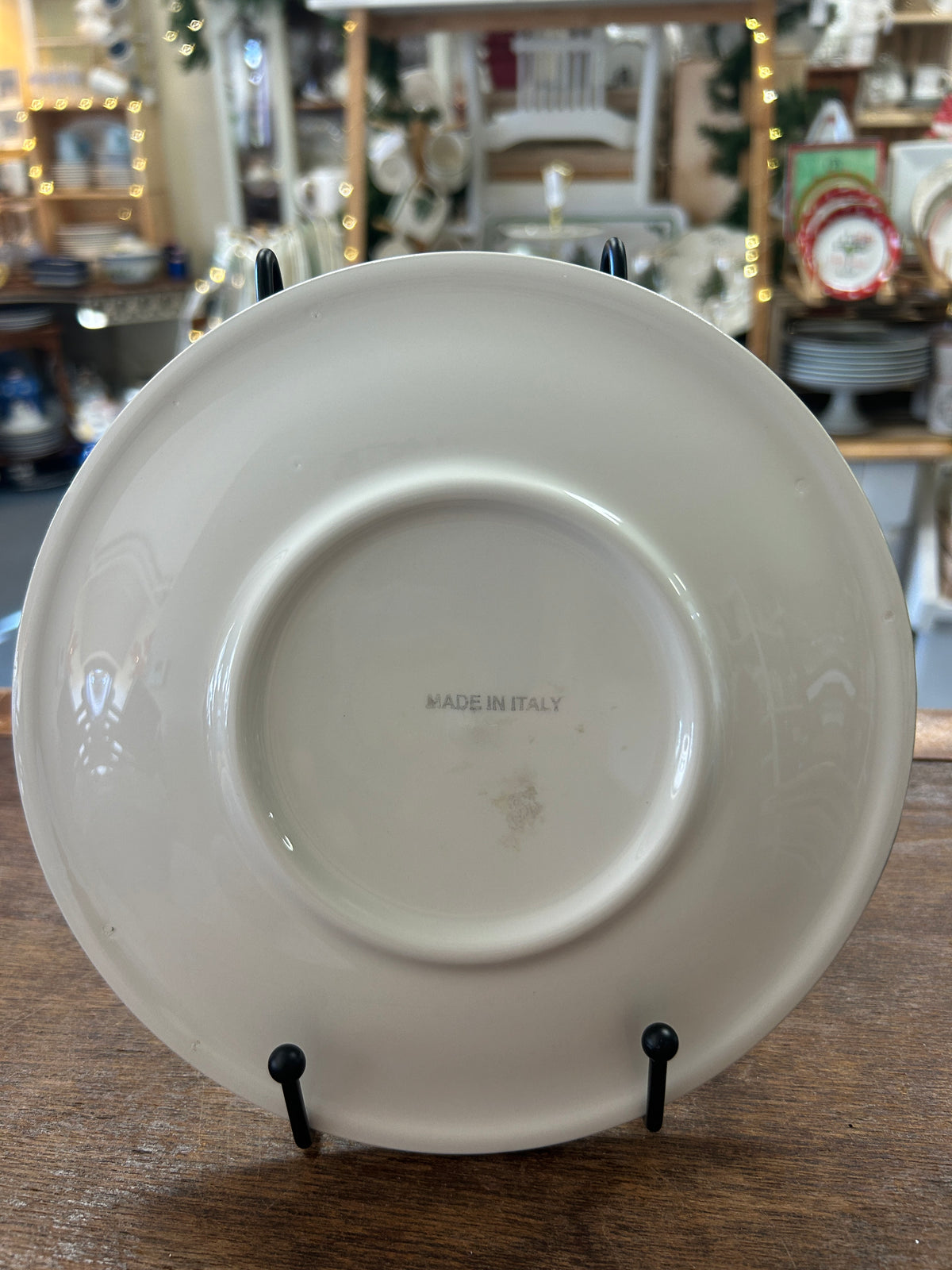 Multicolor  Rooster Plate Italy, 8"