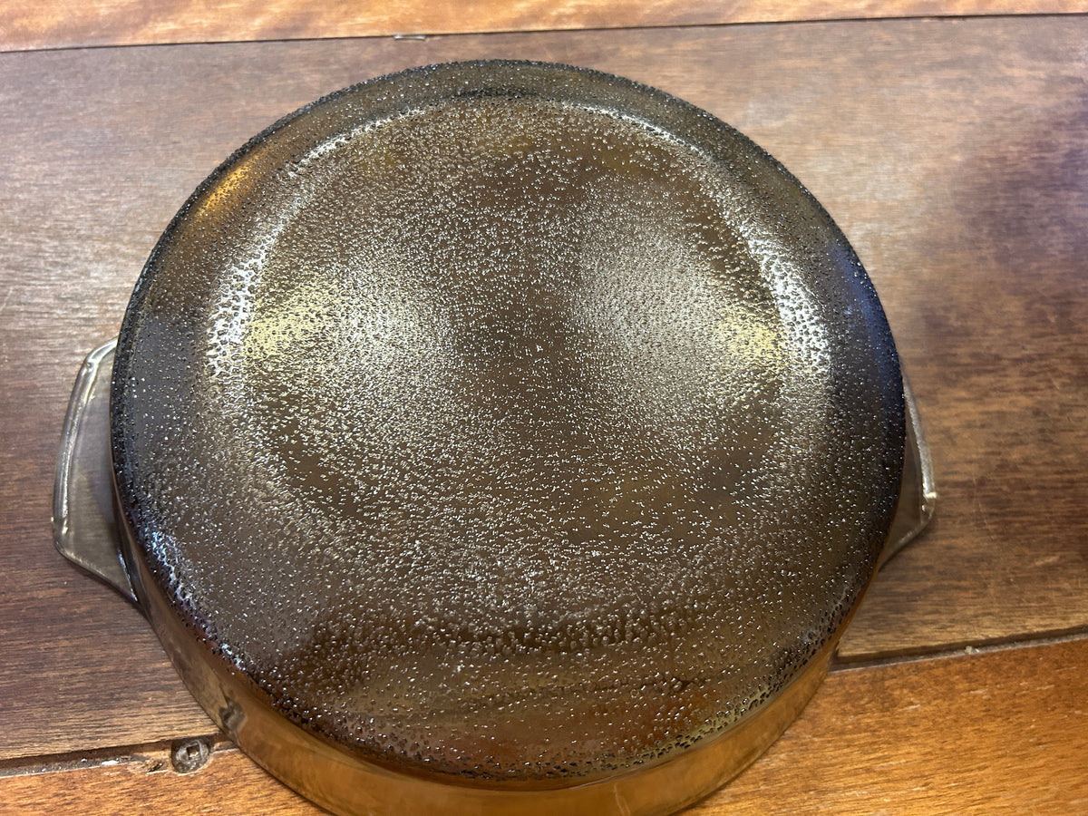 Amber Glasbake Yellow Daisy Smoked Casserole, 9 1/4"