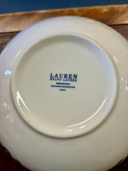 Blue & White Ralph Lauren Mandarin Blue Serving Bowl, 8 3/4"