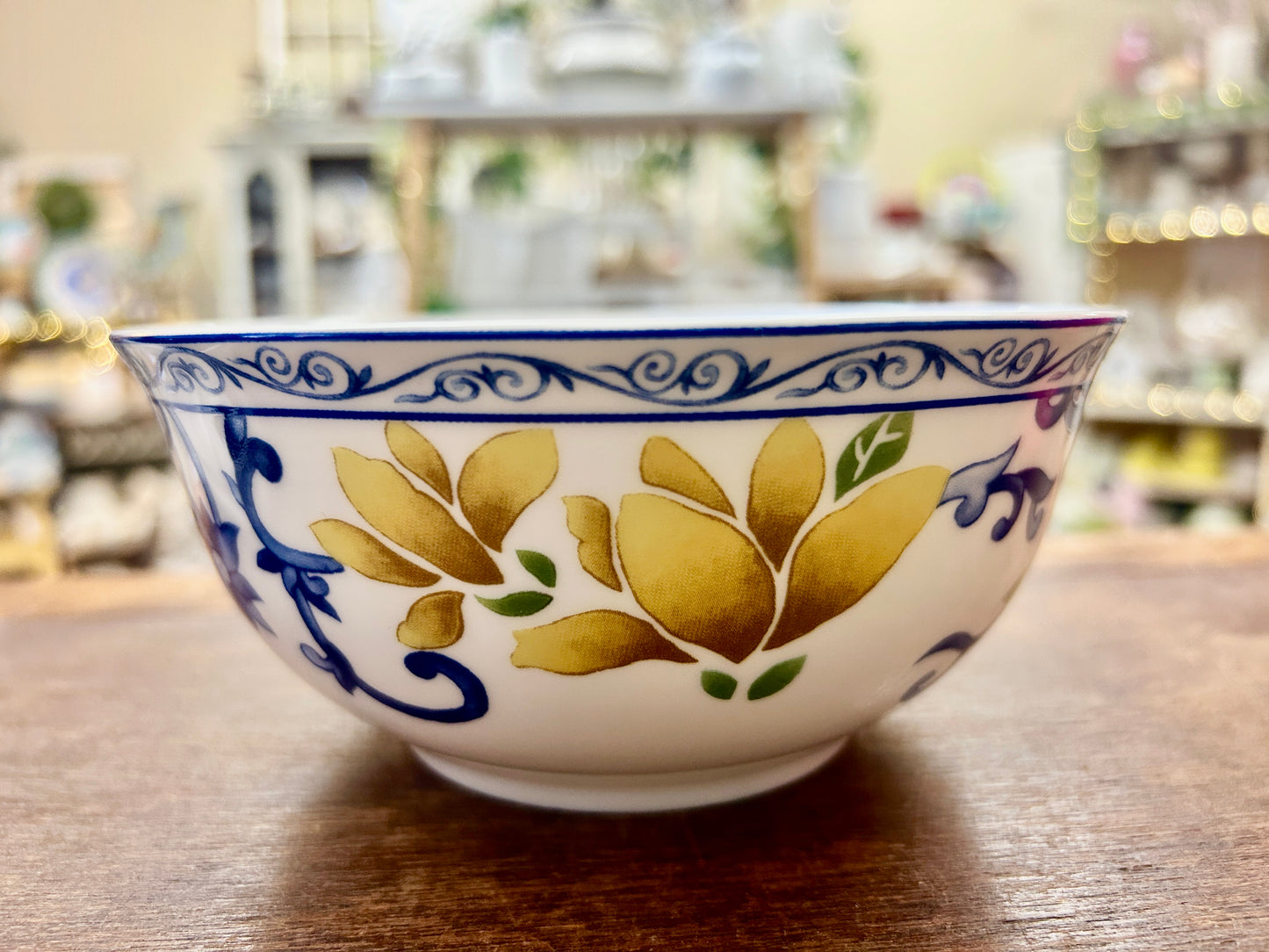 Multicolor Ralph Lauren Mandarin Blue Bowl, 6"