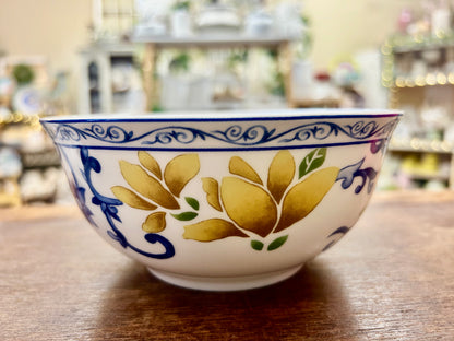Multicolor Ralph Lauren Mandarin Blue Bowl, 6"
