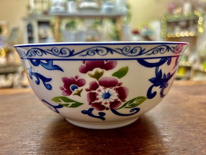 Multicolor Ralph Lauren Mandarin Blue Bowl, 6"