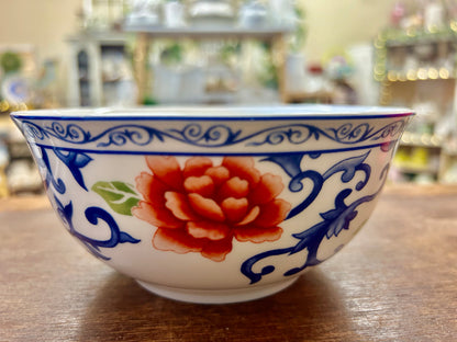 Multicolor Ralph Lauren Mandarin Blue Bowl, 6"